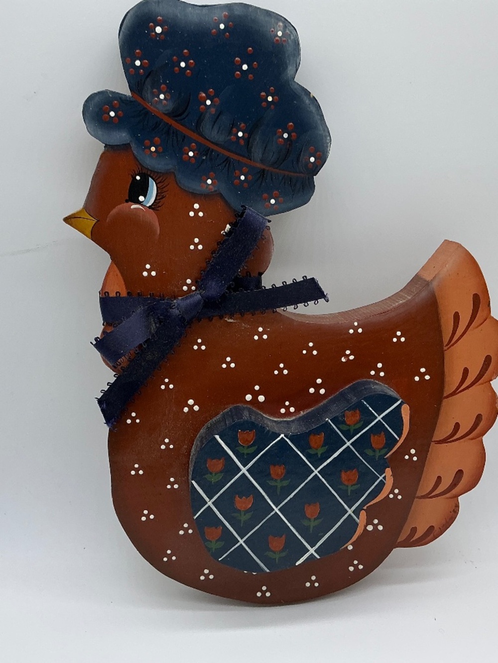 Wooden Chicken Wall Art